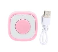Mtlavishishishing Yellow Ring Remote Control Remote Controllo ricaricabile Pulsante Bluetooth ker Ideale per il selfie dell'otturatore della fotocamera e un breve watching video (Rosa)