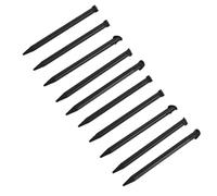 Mtlavishishishishing 10pcs Penne touch screen portatile pura ecologico non da usare per la nuova console 3dsxl delicata liscia Feel Wonderful usando l'esperienza Ergonomic (Nero)
