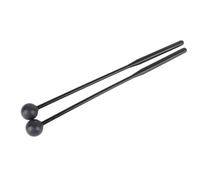 Mtlavishishishishing 2 PCs Mallet tamburi Mallet a percussione per xilofono glockenspiel Marimba Bell Chime fatta di addominali durevoli e materiale in gomma adatto a vari (All Black)