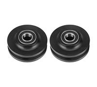 Mtlavishishishishing 2 pcs porta scorrevole per la ruota della porta della porta hardware mobile a rulli puleggia in lega di zinco di alta qualità e nylon realizzati per la casa