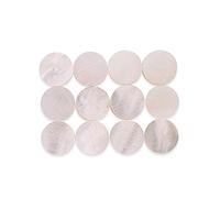 Mtlavishishishishing 20 pezzi tastiera intarsio marcatori bianchi conchiglia perla duratura tempo di servizio lungo ideale per decorare chitarra ukulele bass mandolin banjo con (12 ones sold)
