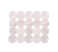 Mtlavishishishishing 20 pezzi tastiera intarsio marcatori bianchi conchiglia perla duratura tempo di servizio lungo ideale per decorare chitarra ukulele bass mandolin banjo con (20 ones sold)