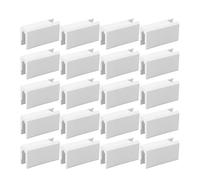 Mtlavishishishishing 20pcs porta scorrevole blocco della finestra Blocco Sicuro Accessori limite di plastica non collisione ideali ideali per il rinnovamento e la manutenzione (Lungo)