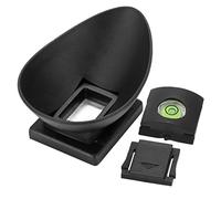 Mtlavishishishishing 22mm Viewfinder in gomma Eyecup con livello spirituale e copertura per scarpe fredde protegge il mirino ottico mantiene il livello della fotocamera per le
