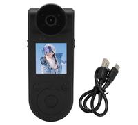 Mtlavishishishishing 2k Body Indossato videocamera con lente rotante a 180 ° e un angolo di larghezza di 140 ° per andare in bicicletta all'aperto e varie esigenze di sicurezza e