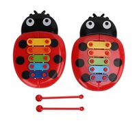 Mtlavishishishishing 2pcs kids xylofone colorato a sette stelle figlio sicuro xilofoni per giocattoli per giocattoli