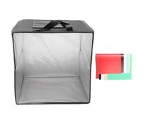 Mtlavishishishishing 30 cm mini foto di luce a LED a LED pieghevole portatile con 6 tipi di sfondi di colore per la fotografia di piccoli prodotti migliora la qualità delle foto