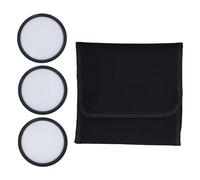 Mtlavishishishishing 3pcs Filtro lente set per fotocamere DSLR rivestimento ad alta definizione Anti Glera graffio olio ideale per paesaggi notturni pietre preziose in metallo in