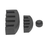 Mtlavishishishishing 3pcs violino violoncello muto set di pratiche di gomma resistente a invecchiamento morbido resistente silenziatore ideale per la pratica silenziosa di notte