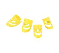 Mtlavishishishishing 4pcs Chitar Ding Fingerp Protectory Strumento Strumento SET KIT per bass banjo con grande suonare toni luminosi Design ergonomico Ampia applicazione e buona (Giallo)