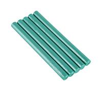 Mtlavishishishishing 5 pezzi bastoncini di cera di timbro ideale per decorare pacchi di buste e biglietti di invito non bastone con 10 opzioni di colore adatte per la colla (Verde)