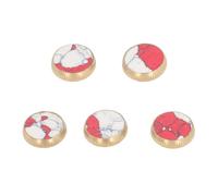 Mtlavishishishishing 5pcs Trumpet dita dei tappi per valvole coprono gli accessori di manutenzione sostitutiva durevoli ed eleganti per i trombettieri di tutti i livelli sia che