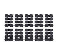 Mtlavishishishishing 80pcs sax bocchino pad silicone cuscino nero cuscino accessori per strumenti a spessi 0,5 mm