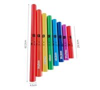 Mtlavishishishishing 8pcs set di tubi musicali colorati con 8 toni Strumento a percussione ideale per regali di compleanno performance collettiva in classe e altro in plastica PE (senza corda)