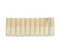 Mtlavishishishishing Canne per Saxofono Professionale Suono Chiaro Prestazioni Versatili 10 Pezzi Forza 2.5 per Saxofono Soprano BB Tradizionali Adatte a Principianti e Scenari Mus