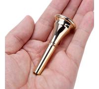 Mtlavishishishishing corno francese bocchino in lega di rame scintillante ed elegante suono chiaro adatto per iniziare i giocatori dorati di colore 41 g peso