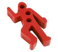 MtLavishishishishing Crime Scene Pen Holder Design Stress Allevia Decorazioni per ufficio Accessorio per la casa e la scrivania dell'ufficio Misurazione di 4 pollici di lunghezza (Rosso)