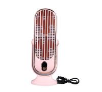 Mtlavishishishishing Desktop Fan 1800Mah Motore USB Brushless Quiet 5 velocità Fan della torre oscillante ideale per e l'auto si diverte a raffreddamento con un risparmio (Rosa)