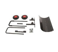 Mtlavishishishishing Metal Snow Shoves Materiale in acciaio e ferro premium con ruote rotanti altezza e angolo ideale per il carbone di rimozione della neve raccogliendo cereali