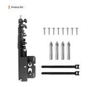 Mtlavishishishishing Metal Wall Montaggio Light Light Triangle Boom Braccio per la fotografia con angolo regolabile a 180 gradi e lunghezza massima 100 cm Ideale per le