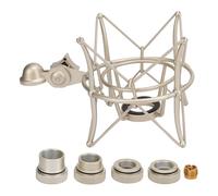 Mtlavishishishishing Microfono in lega di shock shock anti -vibrazione Studio Mic Shockmount Stand Support per la registrazione Stato (Oro)