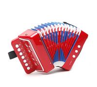 Mtlavishishishishing Mini 7 Chiave 2 Bass Piccola Fisarmonica Facile da Imparare e Suonare Strumenti Musicali educativi sicuri e rispettosi dell'ambiente Ideali per la Scuola e la (Rosso)