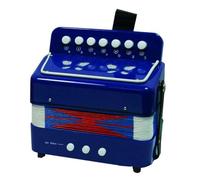 Mtlavishishishishing Mini 7 Chiave 2 Bass Piccola Fisarmonica Facile da Imparare e Suonare Strumenti Musicali educativi sicuri e rispettosi dell'ambiente Ideali per la Scuola e la (Blu)
