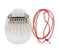 Mtlavishishishishing mini kalimba piano cristallo 8 chiavi portatile per il piano del pollice di dito come un grazioso ciondolo a squillo o auto ideale per principianti e amanti
