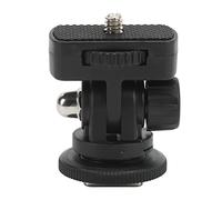 MtLavishishishishing Mini Monitor Accessori monitorare la testa a sfera Compact e portatile con regolazione di 180 gradi e interfaccia a vite 1/4 a scarpa fredda per vari scenari