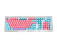Mtlavishishishishing PBT Keyboard Keycaps a due colori Trasmissione a iniezione OEM Combinazione fai -da -te altezza per la tastiera meccanica Migliora la tua esperienza di gioco (Viola blu rosa)