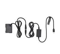 Mtlavishishishishing pd cavo di tipo C USB a EP 5A batteria fittizia DC COUPLER EN EL14 Sostituzione per fotocamere Uscita stabile stabile adatta per la fotografia a lungo tempo
