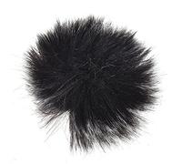 Mtlavishishishishing Peloso Microfono Esterno Minifcreen Mini Lavora Lavalier Microfono Microfono Pelliccia Fine e Liscia per Ridurre il Cavo Elastico del Rumore del per (5)