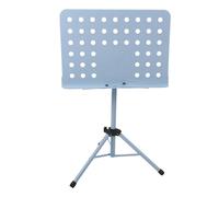 Mtlavishishishishing Portable pieghevole di sollevamento da musica per spartiti per il libro musicale di violino per violino chitarra con altezza regolabile e struttura stabile (Blue)