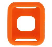 Mtlavishishishishing Premium Full Edge Silicone Bumper Case Protector per orologi intelligenti ideali per l'abbigliamento quotidiano con funzionalità di shock Adatto per Mi Watch (Orange)