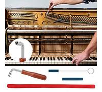 Mtlavishishishishing Professional Piano Tuning Set completo con strisce muto a strisce per il temperamento a martello in acciaio inossidabile per l'apprendimento per la
