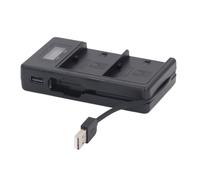 Mtlavishishishishing professionale efficiente a doppio slot caricatore della batteria con fotocamera USB con display a LED ideale per il viaggio e in movimento compatibile con