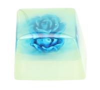 Mtlavishishishishing Resin KeyCap Accessori tastiera meccanici universali fatti a mano (Rosa blanca)