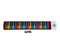 Mtlavishishishishing Roll Up Piano 49 Keys Novel l'aspetto può essere lanciato e trasportato facile da pulire e mantenerli ideali per regali educativi e vari regali festivi come