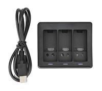 Mtlavishishishishish 3 modi caricatore della batteria per eroe 9 con luce a LED più sorgenti di alimentazione a carico rapida ideale per gli appassionati di fotocamere compatte