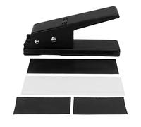 Mtlavishishishishish Black Portable Guitar Pick Maker Strumento per fai -da -te con foglio di raccolta e carta di sabbia ideale per gli appassionati di chitarra ovunque realizzati