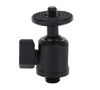 Mtlavishishishishishing 1/4 pollici supporto a sfera montato a 360 gradi a vite rotabile da 3/8 pollici Adattatore per scarpe calde ideale per il treppiede per cellulare a