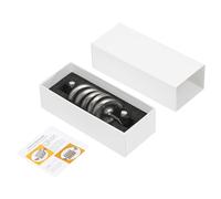 Mtlavishishishishishing 12 campana di chitarra soundhole thambourines migliora la chitarra suonando con accompagnamento ritmico per i musicisti durante le esibizioni dal vivo e le (MB20L)