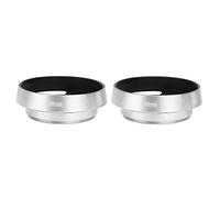 Mtlavishishishishishing 2pcs in lega di alluminio Cappuccio di lente per la telecamera con trattamento di superficie Matt per controllare la riflessione e proteggere le lenti da