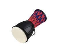 Mtlavishishishishishing 4 pollici africano tamburo portatile a mano con motivi colorati ideali per lezioni di musica scolastica per principianti e esibizioni all'aperto realizzate (Fiamma blu)