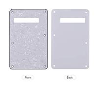 Mtlavishishishishishing a 3 strati backplate PVC premium e materiale celluloide robusto e resistente per chitarra elettrica St con pre-perforato 6 fori a vite Opzioni di colore