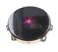 Mtlavishishishishishing handoched Tambourine soft Pet Drum Top e doppi strati in acciaio inossibile campane per accompagnamento della band e iniziazione musicale per bambini a
