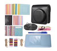 MtLavishishishishishing istant Accessori per fotocamera Kit Kit Sostituzione per Square SQ40 Sq1 con canta per fotocamera Cinturino Foto Album Foto Clips Frame Foto adesivi (Nero)
