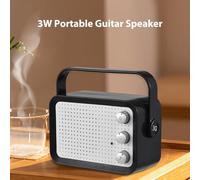 Mtlavishishishishishing Mini Chitar Amp ad Alto Output Potenza Portatile con Riproduzione MP3 e Produzione di Cuffie Stereo per Chitarra Legno Ukulele Erhu Violino a Casa