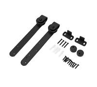 Mtlavishishishishishing port hardware kit hardware scorrevole in acciaio carbone premium per porte a doppio bypass a doppio bypass nell'ideale per il soggiorno in camera da letto