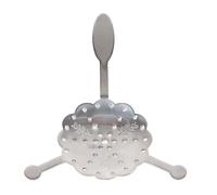 Mtlavishishishishishing Premium 304 Assenzio in acciaio inossidabile con design per barware di cocktail per la casa per metodi di bere cechi francesi dimensioni n. 3 3,7x3,0 (Cuchara de flor de flor